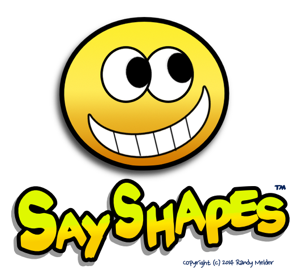 Say Shapes (tm) Logo and Smiley